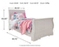 Anarasia  Sleigh Bed