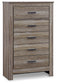 Zelen / Panel Headboard With Mirrored Dresser, Chest And Nightstand