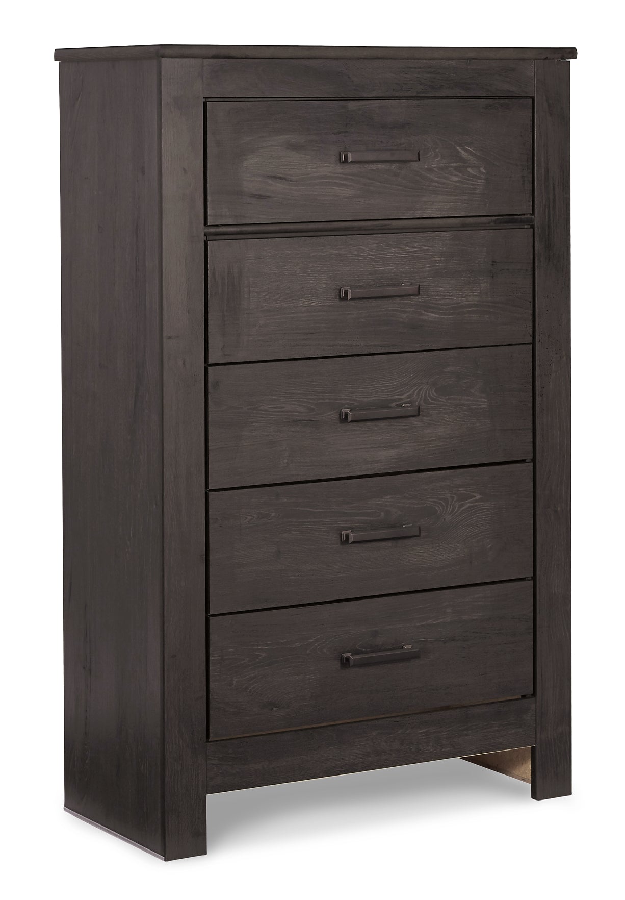 Brinxton Full Panel Bed with Mirrored Dresser, Chest and 2 Nightstands