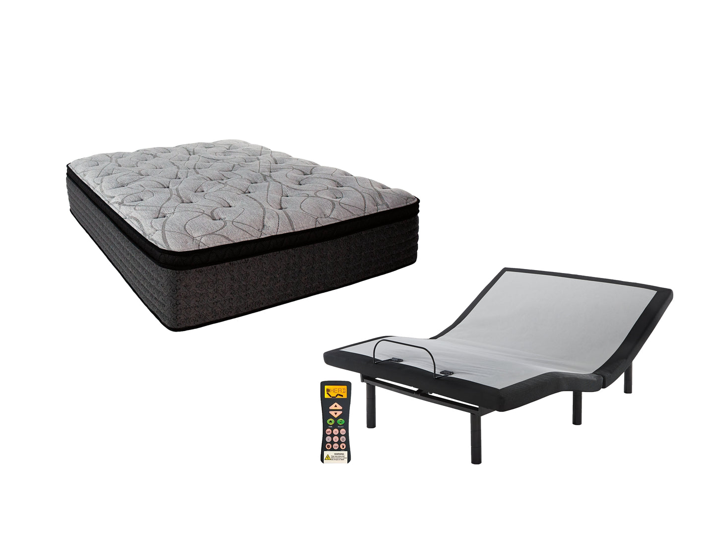 Hybrid 1600 Mattress with Adjustable Base