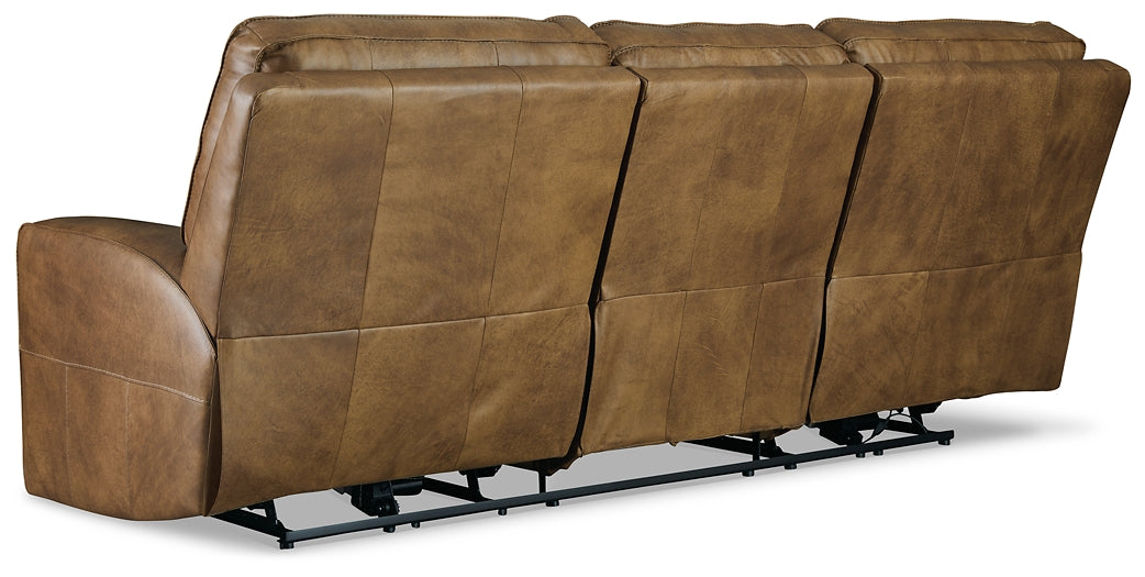 Game Plan PWR REC Sofa with ADJ Headrest