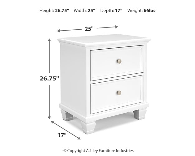 Fortman California King Panel Bed with Mirrored Dresser and Nightstand