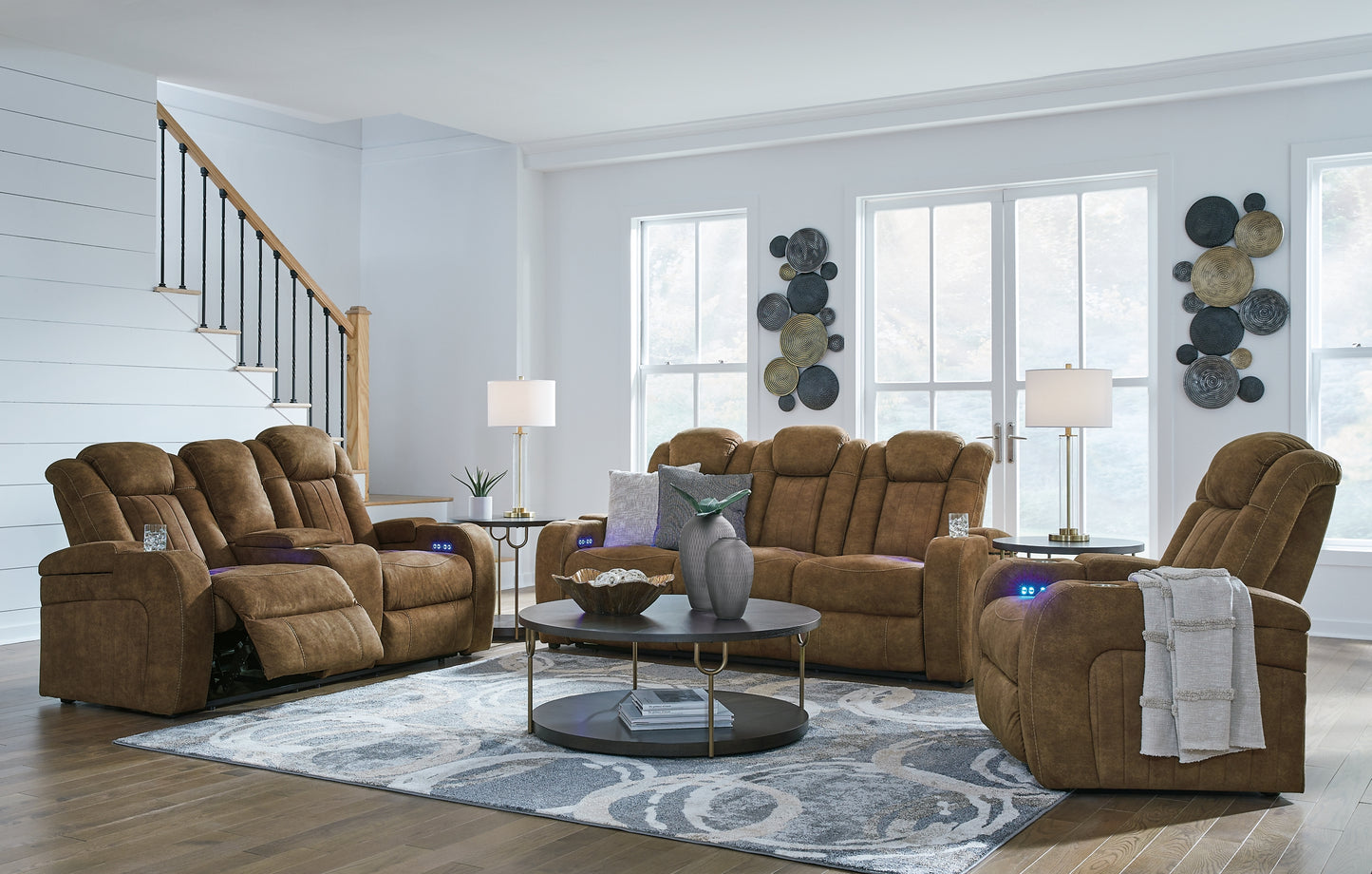 Wolfridge Sofa, Loveseat and Recliner