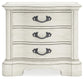 Arlendyne King Upholstered Bed with Mirrored Dresser, Chest and Nightstand