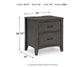 Montillan King Panel Bed with Mirrored Dresser and 2 Nightstands