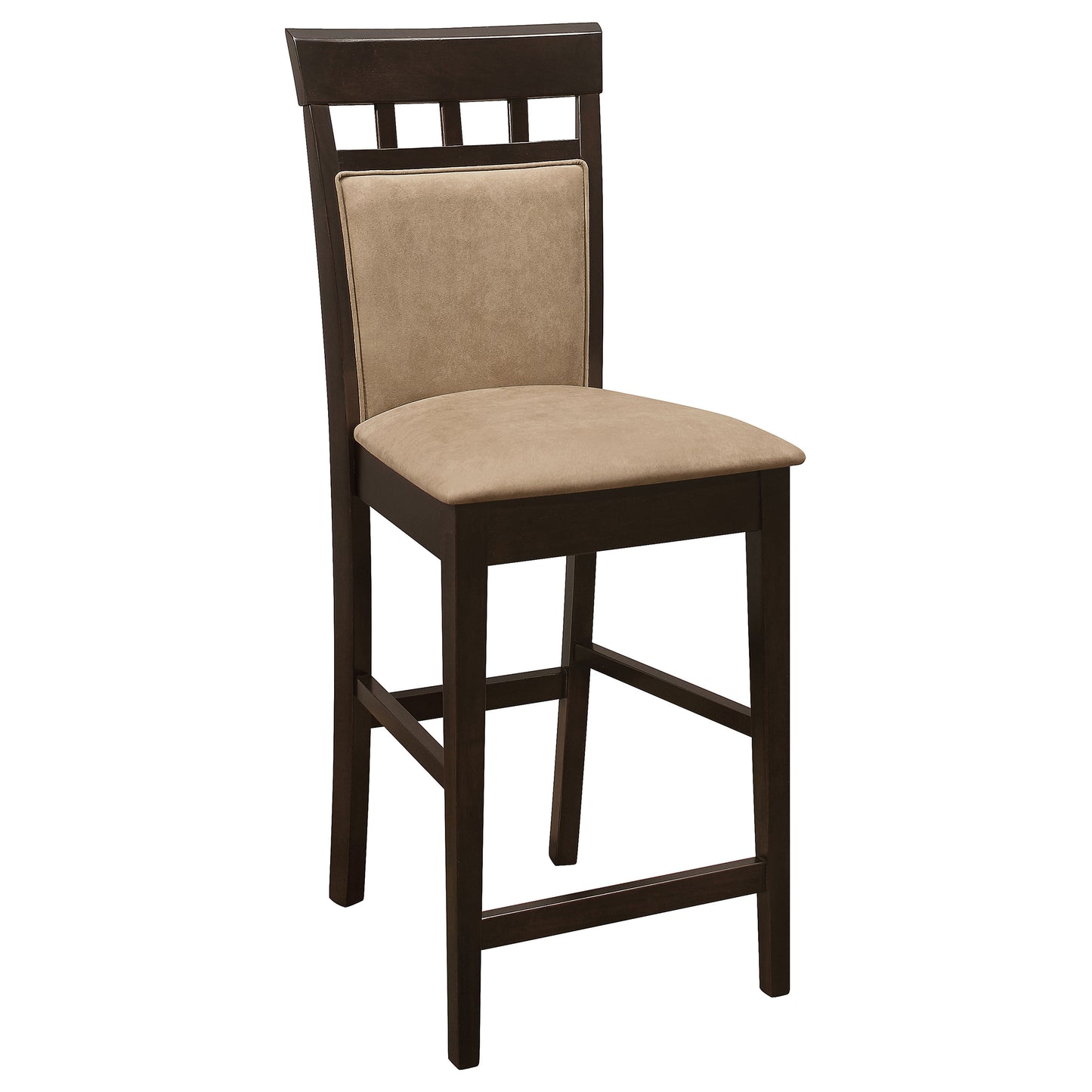 Gabriel Closed Back Counter Chair Cappuccino (Set of 2)