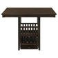 Jaden Square 47-inch Counter Height Dining Table Espresso