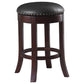 Aboushi Backless Swivel Counter Stool Brown (Set of 2)