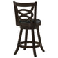 Calecita Wood Swivel Counter Stool Cappuccino (Set of 2)