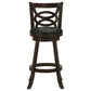 Calecita Wood Swivel Bar Stool Cappuccino (Set of 2)