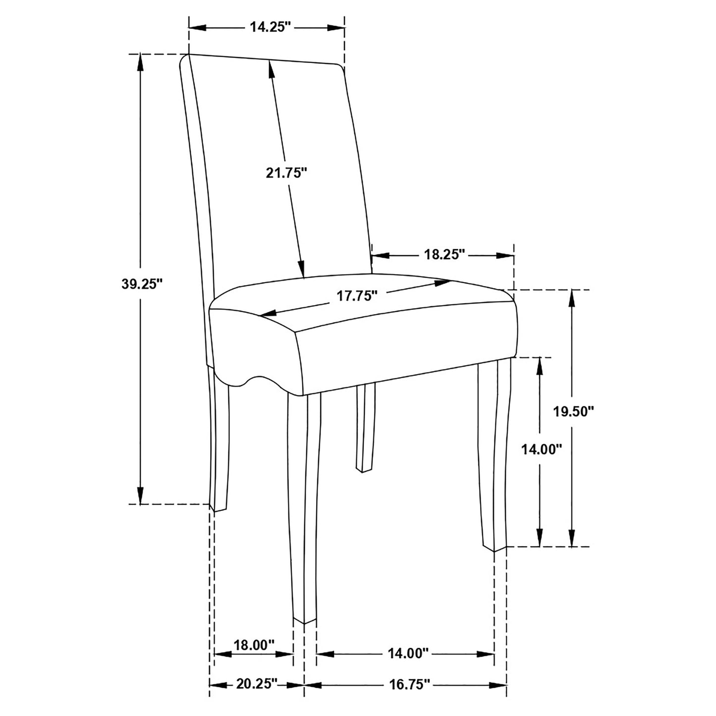 Stanton Velvet Upholstered Dining Side Chair Grey (Set of 2)