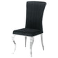 Betty Velvet Upholstered Dining Side Chair Black (Set of 4)