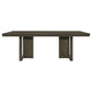 Kelly Rectangular 87-inch Wood Dining Table Dark Grey