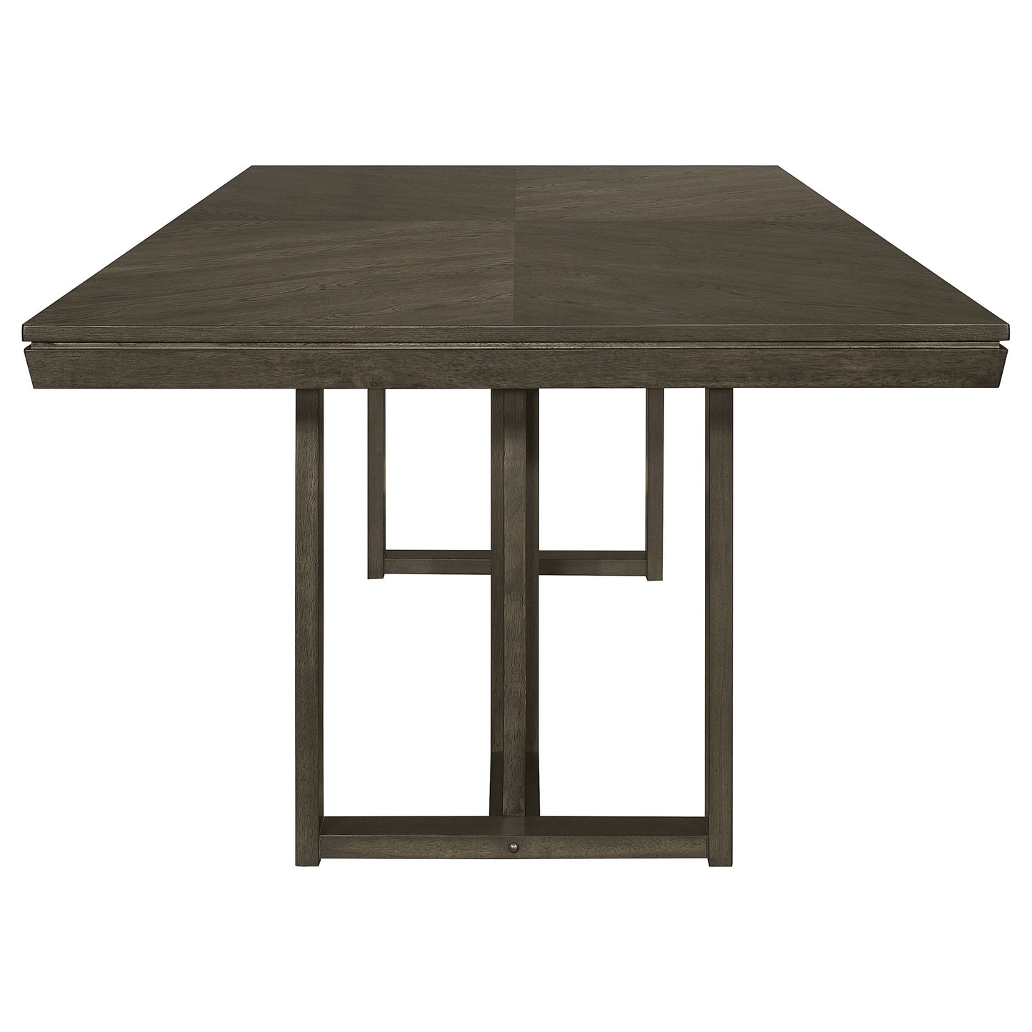 Kelly Rectangular 87-inch Wood Dining Table Dark Grey