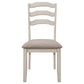 Ronnie Wood Dining Side Chair Rustic Cream (Set of 2)