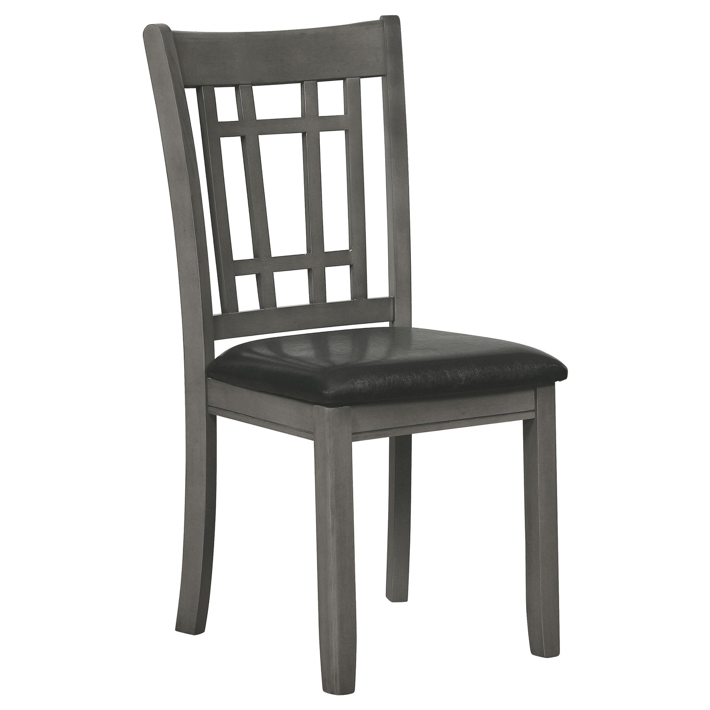 Lavon Wood Dining Side Chair Medium Grey (Set of 2)