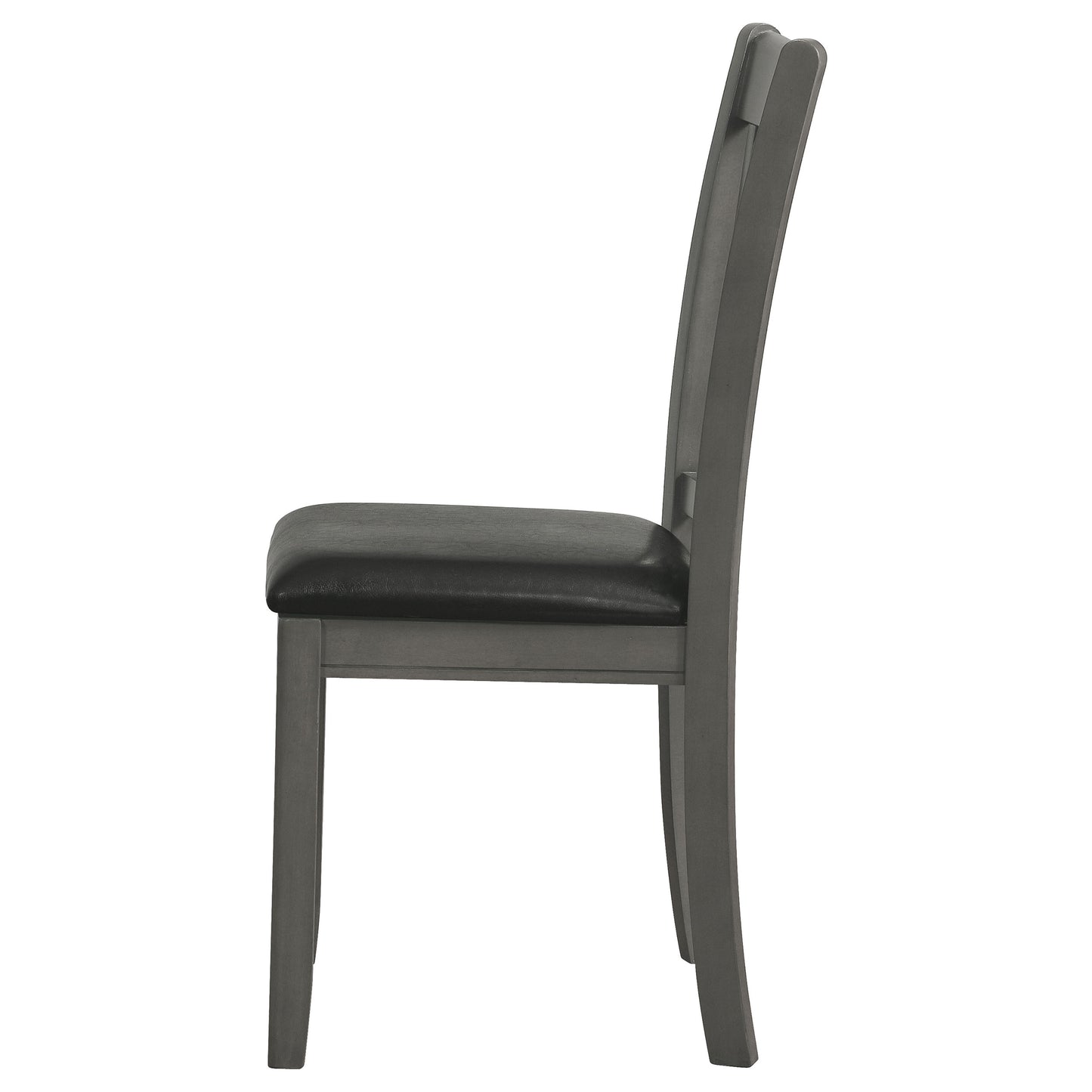 Lavon Wood Dining Side Chair Medium Grey (Set of 2)