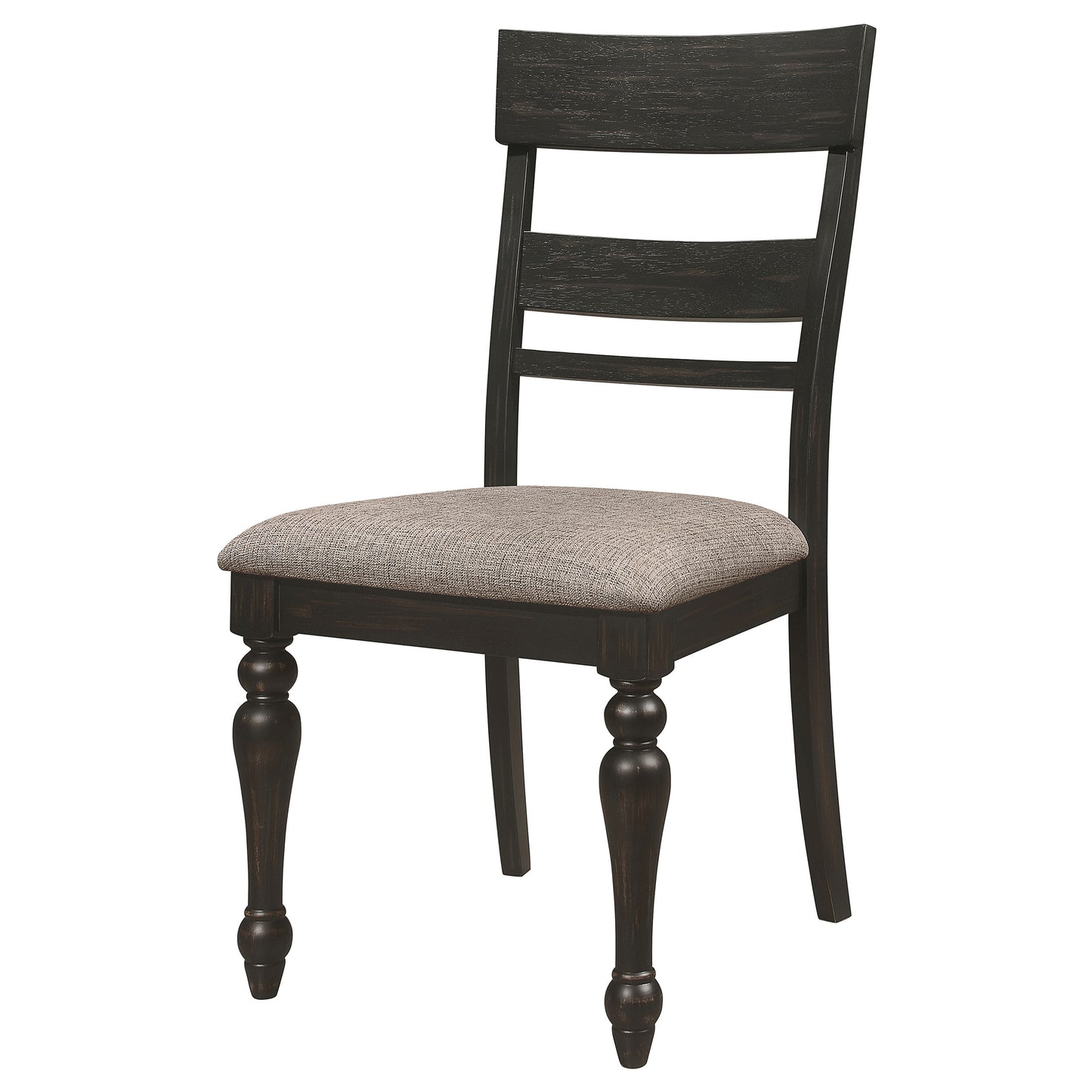 Bridget Wood Dining Side Chair Charcoal (Set of 2)