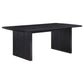 Brookmead 100-inch Extension Leaf Dining Table Black