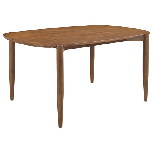 Dortch Oval 63-inch Solid Wood Dining Table Walnut