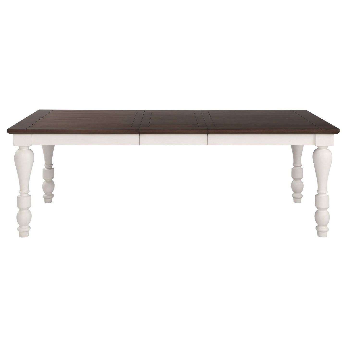 Madelyn 86-inch Extension Leaf Dining Table Coastal White