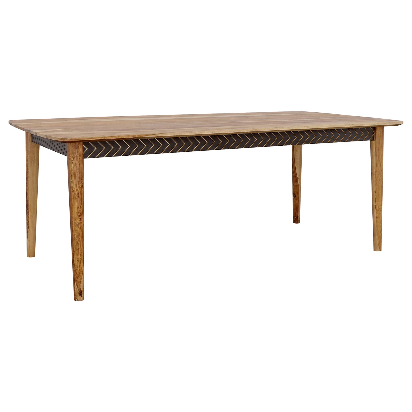 Partridge Rectangular 80-inch Dining Table Natural Sheesham