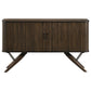 Wes 2-door Sideboard Buffet Storage Cabinet Dark Walnut