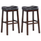 Donald Upholstered Bar Stool Cappuccino (Set of 2)