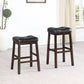 Donald Upholstered Bar Stool Cappuccino (Set of 2)