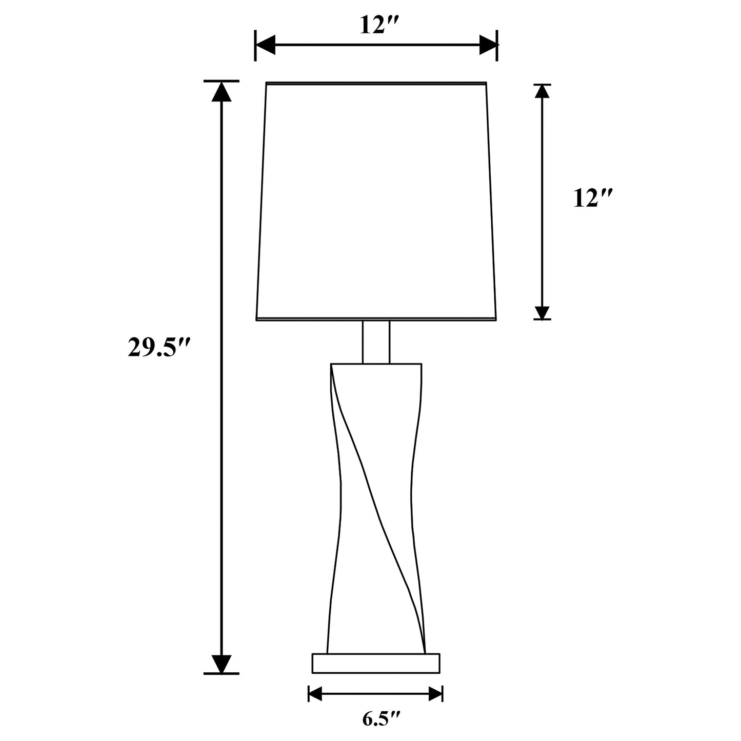 Keene 30-inch Tapered Shade Table Lamp Silver (Set of 2)