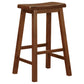 Durant Wood Backless Bar Stool Chestnut (Set of 2)