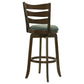 Murphy Wood Pub Height Swivel Bar Chair Hunter Green