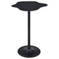 Keanu Curved 29-inch Cloud-Shaped Bistro Bar Table Black