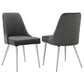 Cabianca Upholstered Dining Side Chair Grey (Set of 2)