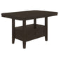 Prentiss 5-piece Butterfly Leaf Dining Table Set Cappuccino