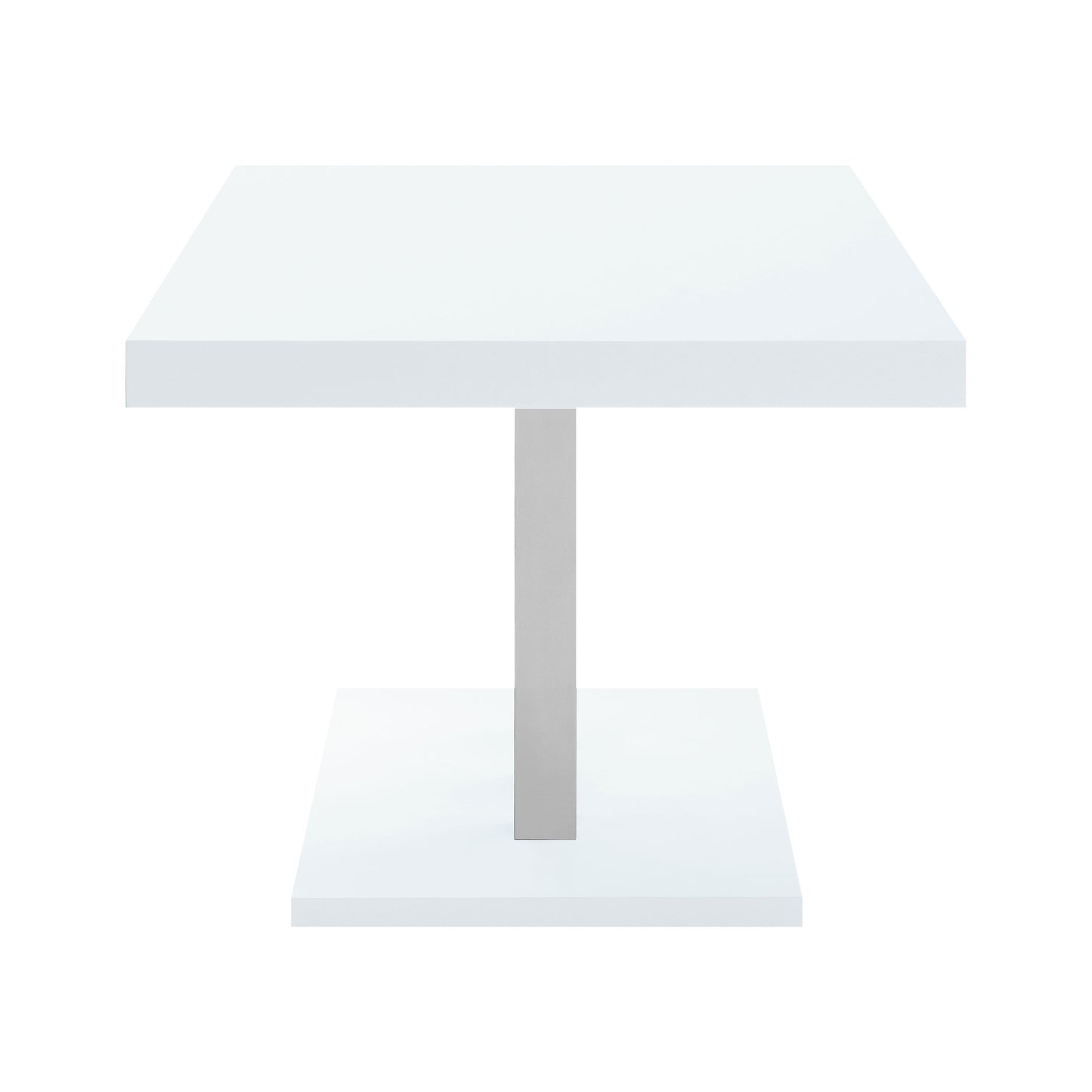 Brooklyn Rectangular 63-inch Dining Table White High Gloss