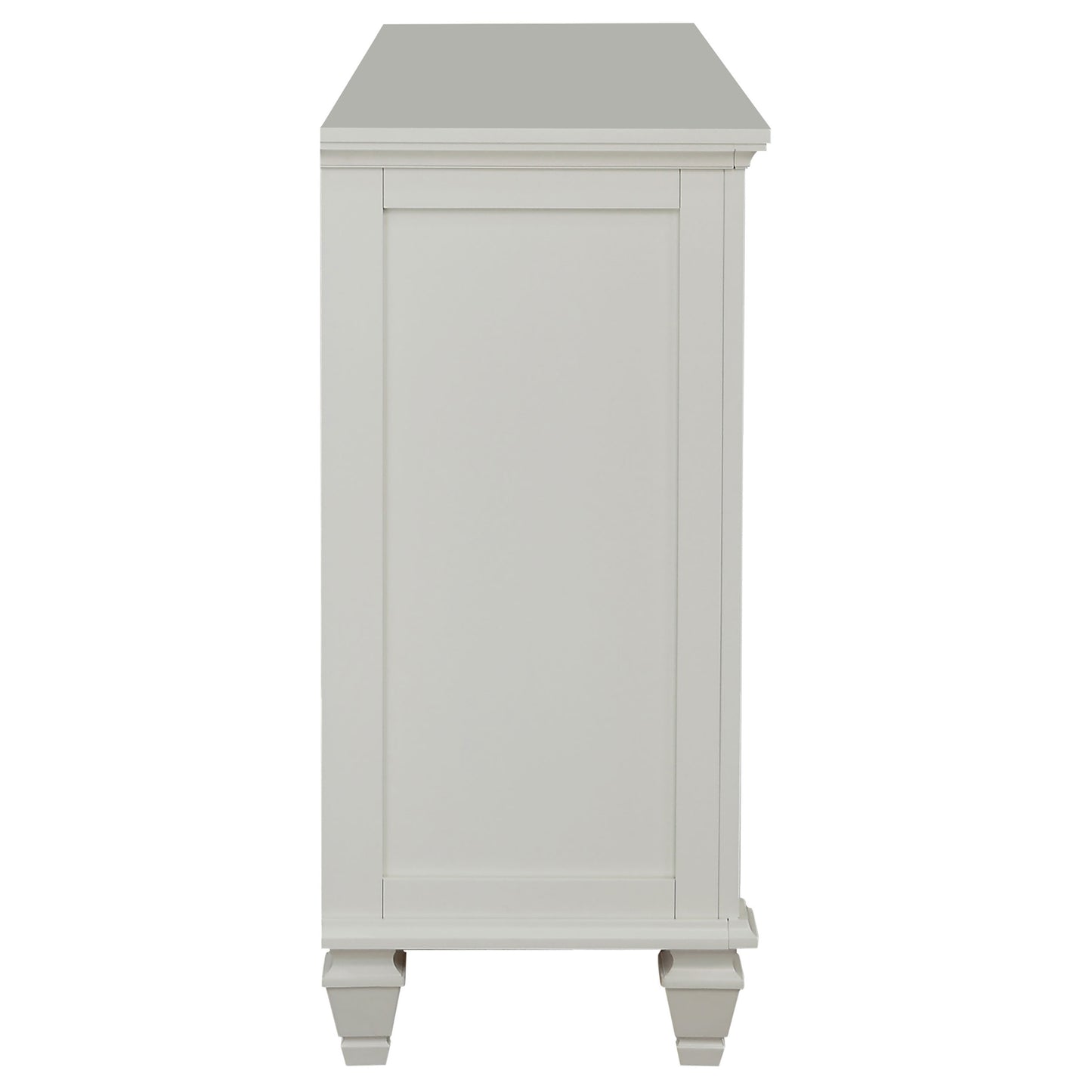 Sandy Beach 11-drawer Dresser Cream White