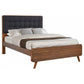 Robyn Wood Queen Platform Bed Dark Walnut