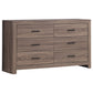 Brantford 4-piece Eastern King Bedroom Set Barrel Oak