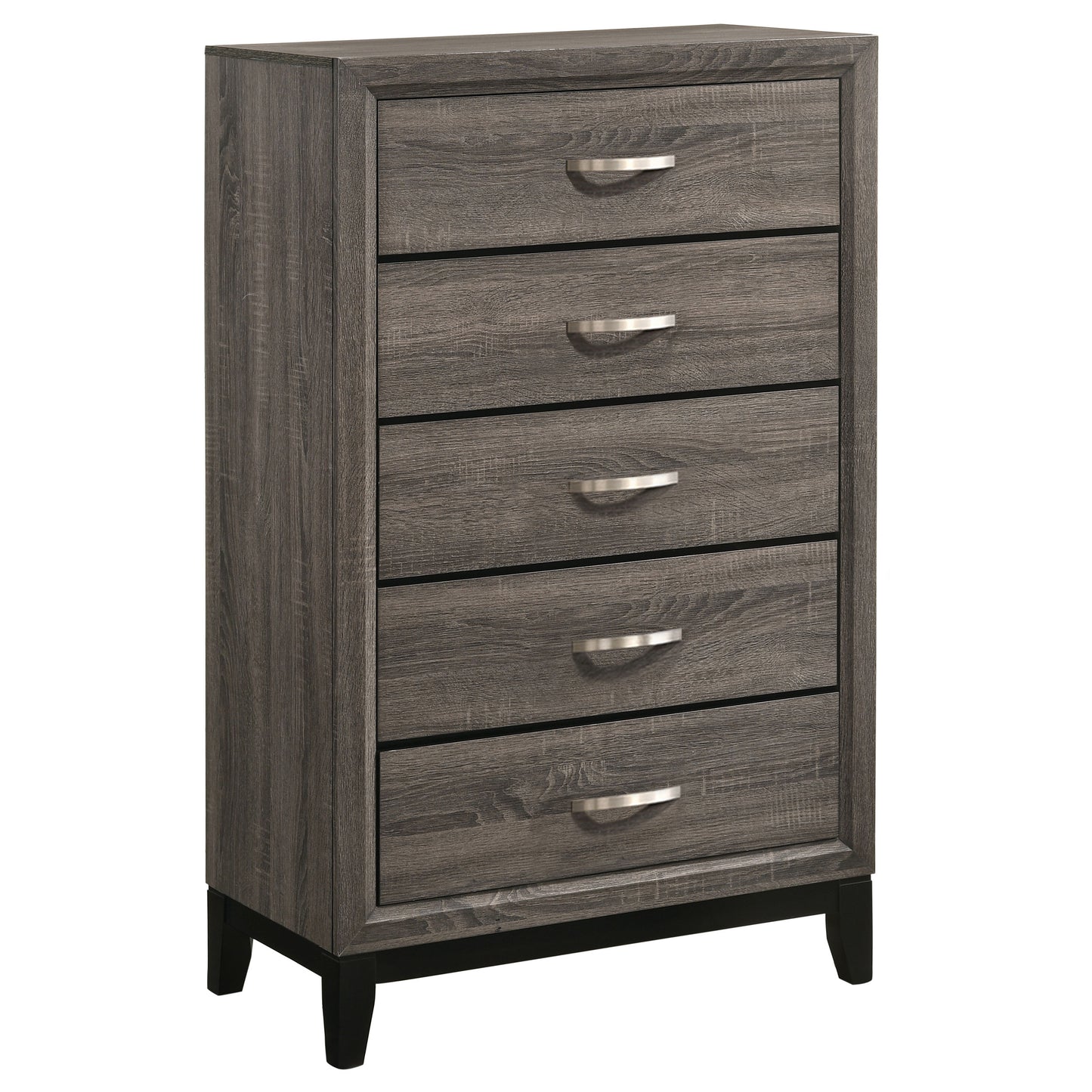 Watson 5-piece Full Bedroom Set Grey Oak