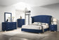 Melody 4-piece Eastern King Bedroom Set Pacific Blue