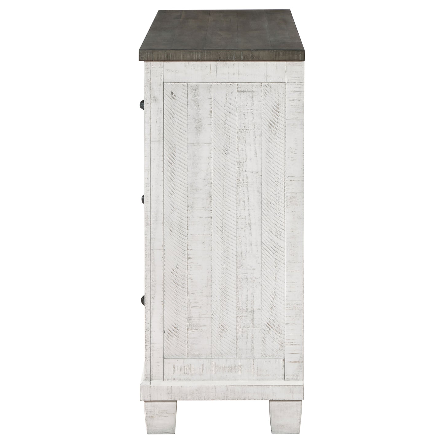 Lilith 7-drawer Dresser Distressed White