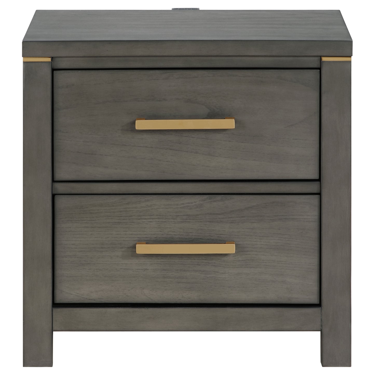 Kieran 2-drawer Nightstand Grey