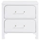 Anastasia 4-piece California King Bedroom Set Pearl White