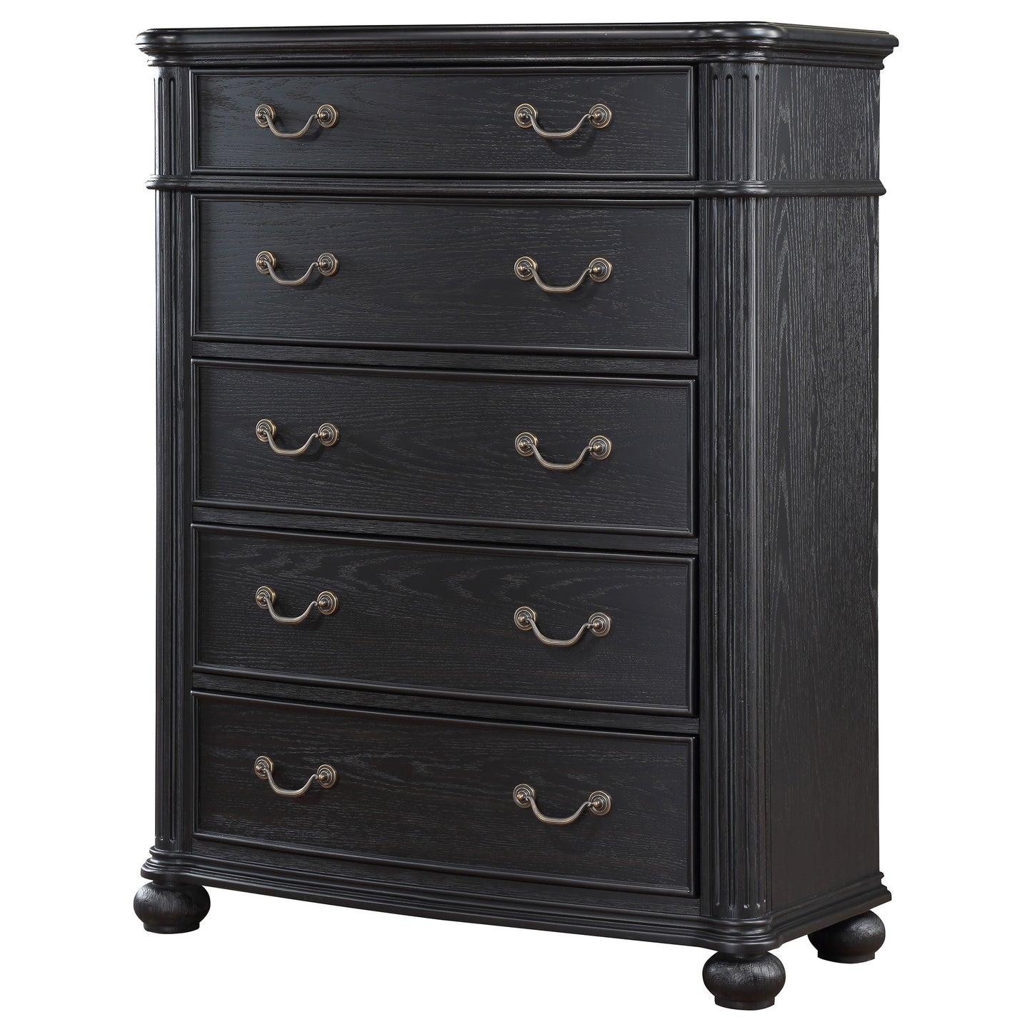 Celina 5-drawer Bedroom Chest Black