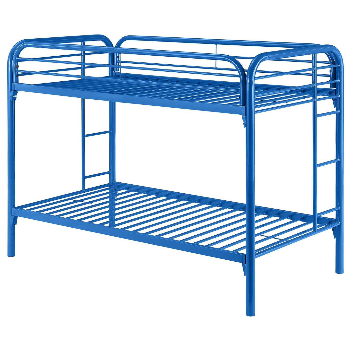 Morgan Metal Twin Over Twin Bunk Bed Blue