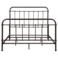 Livingston Metal California King Open Frame Bed Dark Bronze