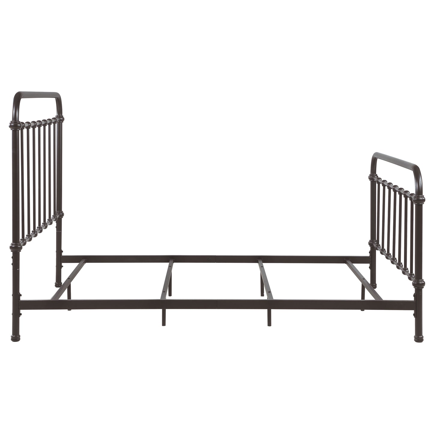 Livingston Metal California King Open Frame Bed Dark Bronze