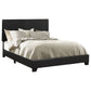 Dorian Upholstered Eastern King Panel Bed Black