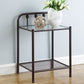 Livingston Metal 1-shelf Nightstand Dark Bronze